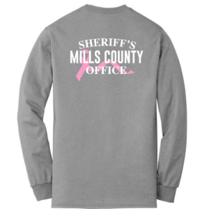 Tshirt showing Mills County Sheriff's Office