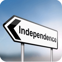 Independence Marker Sign