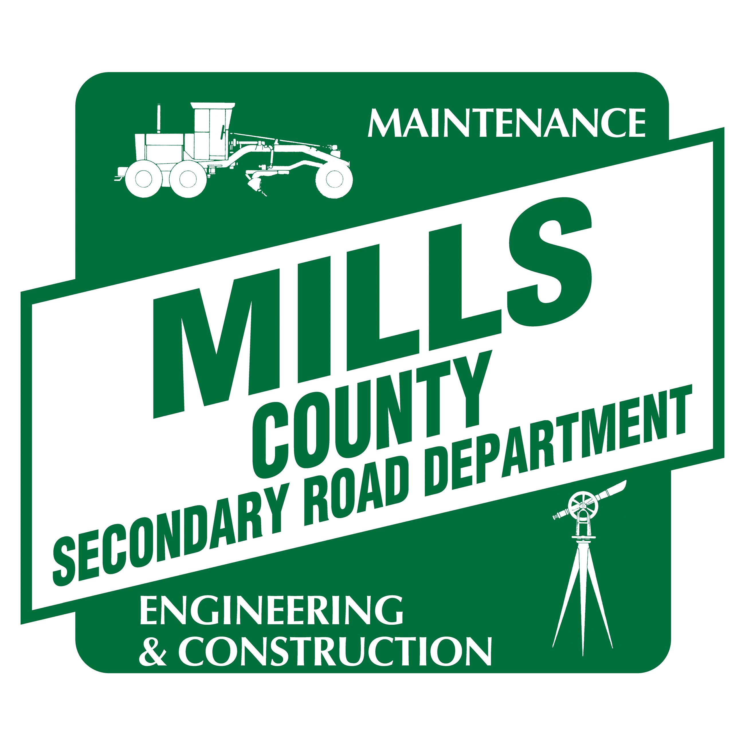 Mills County Roads Logo